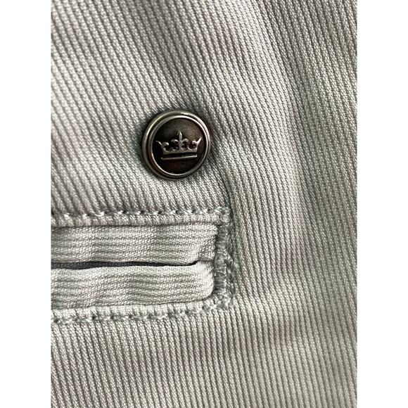 Peter Millar Light Khaki Shorts Size 35 Subtle Stripe Casual Wear -Stretch - - Picture 6 of 7